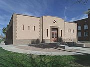 Phoenix-Phoenix Indian School-Band Building-1931