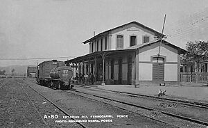 Ponce Train Station (1920), Barrio Primero, Ponce, Puerto Rico, looking WNW