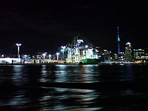 Ports of Auckland Night Operations