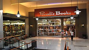 Powell's Books at Cedar Hills Crossing, mall-interior entrance