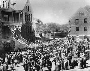Pres. Theodore Roosevelt at Old Main of Arizona State University