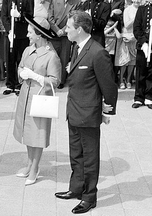 Princess Margaret and Lord Snowden, Amsterdam, May 1965