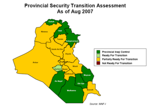 Provincial security transition assessment august 2007