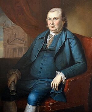 Robert Morris by Charles Willson Peale, c. 1782 (New Orleans Mus of Art 78.2) - wide crop