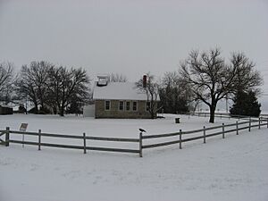 Rocky Ford School, Manhattan, from north