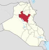 Location of Saladin Governorate