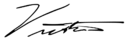 Victoria's signature