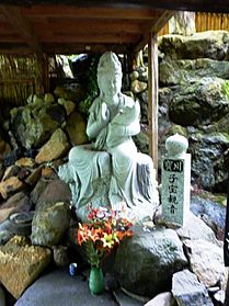Small shrine to Guanyin or Kannon. Ashikaga, Japan