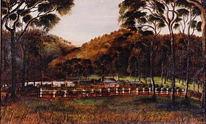 Southampton Homestead 1864 William Benson Painting
