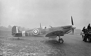 Spitfire at RAF Tangmere