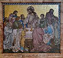 St Mary Magdalene, Paddington, Nave, mosaic of Last Supper