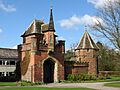 Stable buildings at Scarisbrick Hall