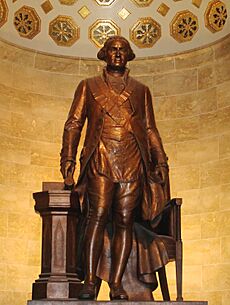 Statue by Bryant Baker, George Washington Masonic National Memorial (cropped)