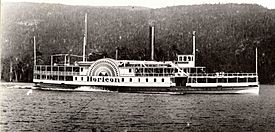 Steamboat "Horicon" on Lake George, New York
