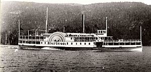 Steamboat "Horicon" on Lake George, New York