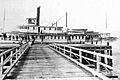 Sternwheeler Multnomah at Three Tree Point, WA, circa 1909