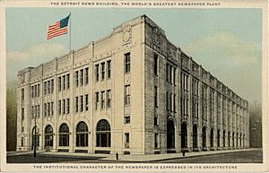 The Detroit News Building, The World's Greatest Newspaper Plant, The Institutional Character of... (NBY 22414)