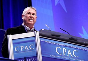 U.S. Congressman Dana Rohrabacher speaking at the 2011 Conservative Political Action Conference (CPAC)