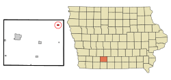 Location of Lorimor, Iowa
