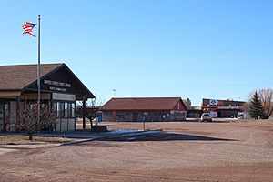 United States Post Office, Rozet Bar, Rozet Elementary School in Rozet, Wyoming