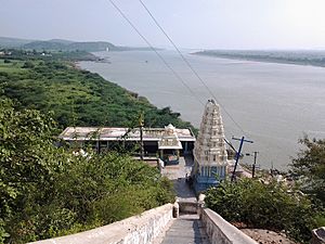 Vedadri-Templae and River-Krishna