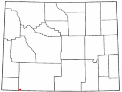 Location of McKinnon, Wyoming
