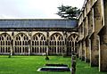 Wells Cathedral cloister crop