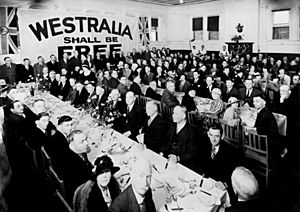 Westralia secession movement meeting 1933