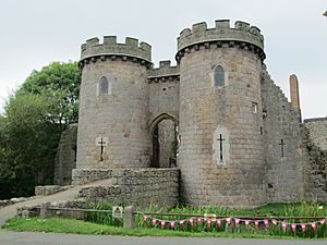Whittington Castle gatehouse