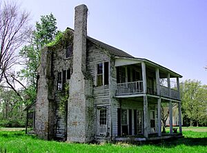 Woodleys Manor (c1744) before restoration