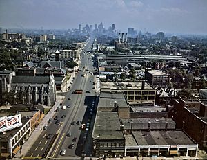 Woodward Ave Detroit 1942
