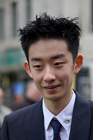 Wu Yize at the World Snooker Green Carpet Ceremony 2026.jpg