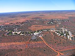 Yulara from helicopter (August 2004)