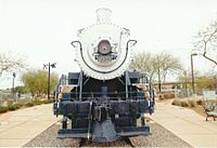 Yuma-Yuma Quartermaster Depot–1864-6-Southern Pacific Railroad Locomotive X2521-1907