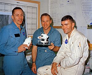 Apollo 13 crew before launch