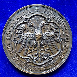 Archduke John of Austria 1848 Frankfurt Br.- Medal, reverse