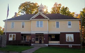 Arvon Township Hall, Skanee, Michigan.JPG