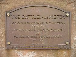 Battle of Hieton plaque