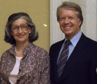 Betty Bumpers and Jimmy Carter
