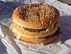 Big Mac hamburger - Australia