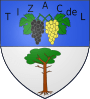 Blason ville fr Tizac-de-Lapouyade 33