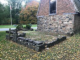 Caleb Pusey House Cave And Garden Wall