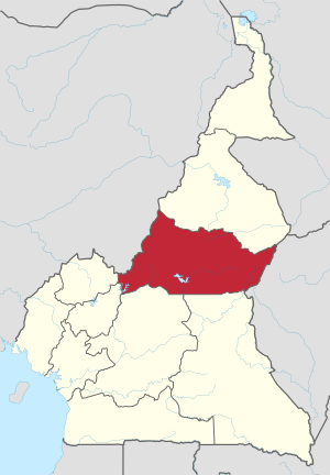 Location of Adamawa within Cameroon