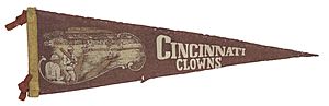 Cincinnati Clowns Pennant
