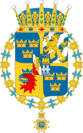 Coat of arms of Prince Oscar Duke of Skåne