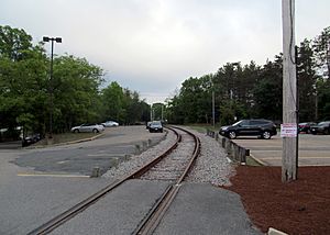 Connecting track at Walpole, May 2017
