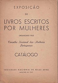 Conselho nacional mulheres portuguesas exposição livros escritos por mulheres