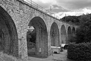 Corcelles Bogenviadukt