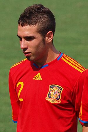 Dani Carvajal Spain u-19 (cropped)