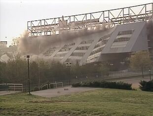 Demolition of Expo 82 U.S. Pavilion